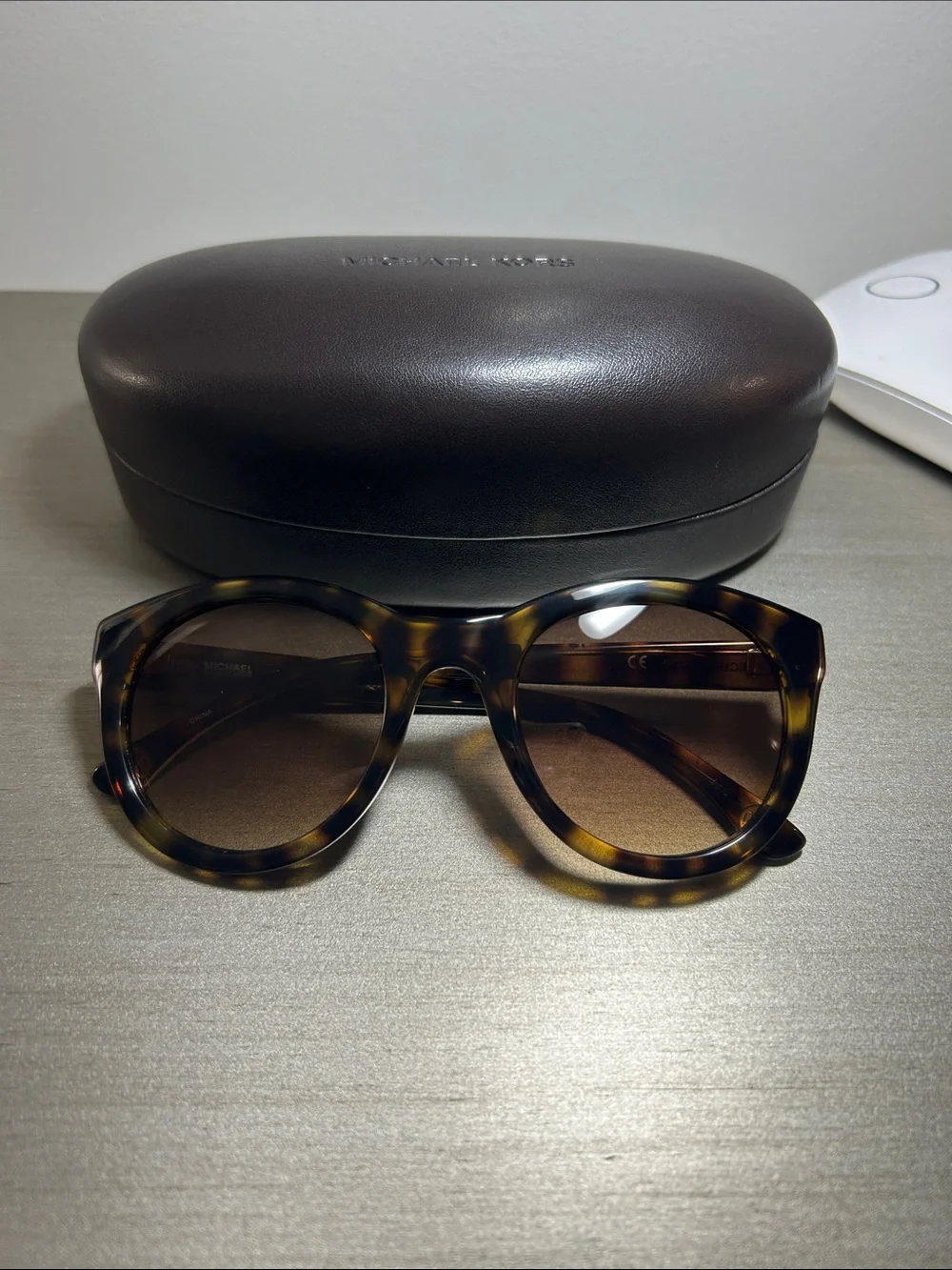 Michael Kors Tortoise Shell Sunglasses - Brown Lenses